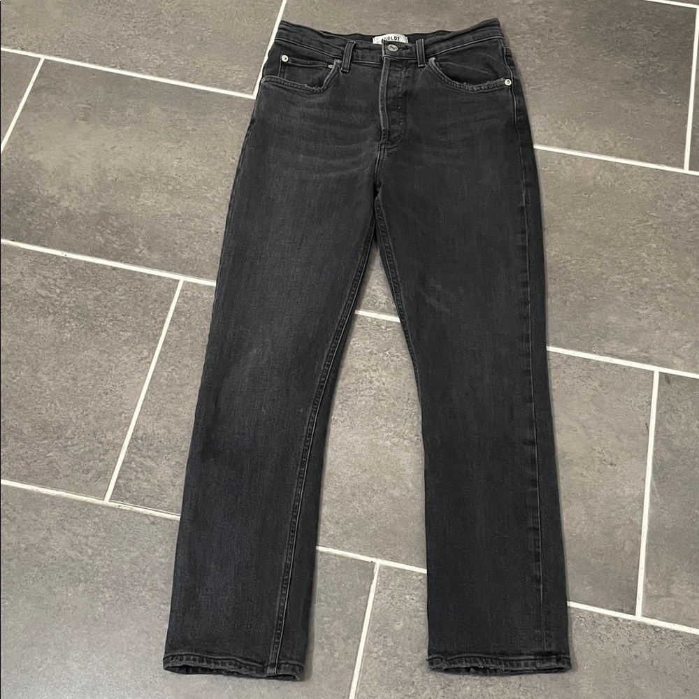 Agolde RILEY HIGH RISE STRAIGHT CROP (STRETCH) size 26